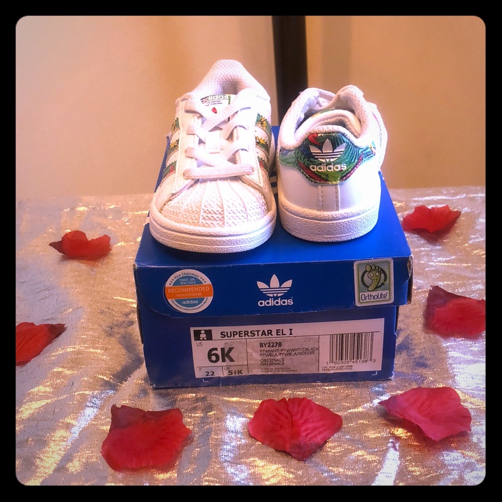 Superstar EL1  Toddler flower adidas